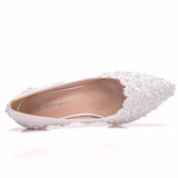 Early Spring Side Thin Heel Single Shoes Spring Shoes 2025 New Female Fragrant Style College Lace High Heels HZ0115