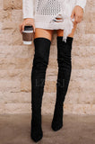 Over-Knee Boots High Heel Side Zipper Female Boots Wish Female Boots HZ0115