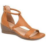Slope Sandals Women's Large Size Roman Wind 2025 New High-Heeled Sandals HZ0115