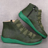 New Women's Boots 2025 Autumn And Winter Large-Size Leisure Short Boots Women's Boots Flat Bottom Women's Boots HZ0115