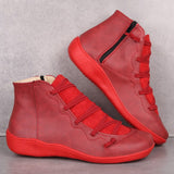 New Women's Boots 2025 Autumn And Winter Large-Size Leisure Short Boots Women's Boots Flat Bottom Women's Boots HZ0115