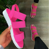 2025 Summer New Women's Casual Flat-Bottomed Fish Mouth Sandals Women's Shoes 43-Yard Sandals HZ0115