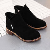 Women's Shoes 2025 Autumn And Winter New Frosted Women's Boots Short Boots British Martin Boots Women Fashion Thick And Thick Bottom Tide Cotton Boots HZ0115