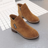 Women's Shoes 2025 Autumn And Winter New Frosted Women's Boots Short Boots British Martin Boots Women Fashion Thick And Thick Bottom Tide Cotton Boots HZ0115