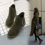 Women's Shoes 2025 Autumn And Winter New Frosted Women's Boots Short Boots British Martin Boots Women Fashion Thick And Thick Bottom Tide Cotton Boots HZ0115