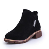 Women's Shoes 2025 Autumn And Winter New Frosted Women's Boots Short Boots British Martin Boots Women Fashion Thick And Thick Bottom Tide Cotton Boots HZ0115