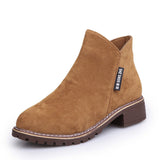 Women's Shoes 2025 Autumn And Winter New Frosted Women's Boots Short Boots British Martin Boots Women Fashion Thick And Thick Bottom Tide Cotton Boots HZ0115