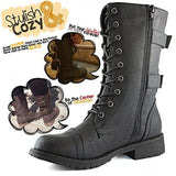 Autumn And Winter New Leather Boots Women Solid Ribbon Zipper Pocket Martin Boots Station Wish HZ0115