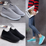 '- Large-Size Women's Shoes Autumn Lazy Shoes One Foot Pedal Women Breathable Sports Low-Help Casual Shoes Single Shoes HZ0115