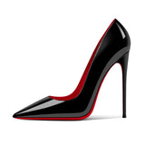 High Heels On The Bed Of High-Heeled Shoes With Ultra-High Female Fine Heel 2025 New Autumn Black 10 Cm Sexy Pointed Single Shoes HZ0115