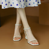The Classic One-Few Side With A Word With Sandals In The Toe Of The Woman Summer Coarse HZ0115