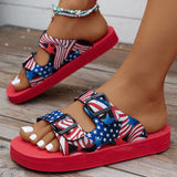 2025 Thick Bottom Slippers Women Women Women Slippers Large Belt Buckle Soft Base Color Slippers Women HZ0115