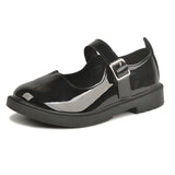 2025 New Single Shoes JK Mary Jane Small Leather Shoes Women's Korean Version Of Retro British Style Thick Spring And Summer HZ0115