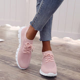 Large-Size 2025 Spring And Autumn New Women's Shoes Breathable Soft Soles Comfortable Sports Casual Shoes Lady HZ0115