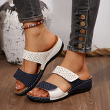 2025 Summer Women Thick Bottom Slippers Large-Size Thick-Sed Fish Mouth Slippers Outside Wearing Beach Shoes HZ0115