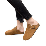 Bag Head Slippers Female Couple Softwood Tug Wish Large Size Roman Shoes Casual Half-Dragging Lazy Shoes HZ0115