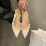 French Bagged Sandals Women Wear Outside The Summer 2025 New Commuter Soft Bottom With A Foot Pedal HZ0115