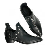 Wish New Female Boots 2025 Autumn And Winter Rivet Personality Short Boots HZ0115