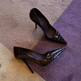 Nude High-Heeled Women's Fine Heel 2025 Spring And Autumn 2025 New Pointed Light Mouth Pure Lust Red Shoes Royal Sister Single Shoes HZ0115