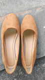 2025 New Women's Leisure Single-Shoe Large-Size Round Head Pedaling Slope Single-Shoe Bean Shoes HZ0115