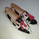 The New Low-Heeled Tip 40-43 Cow Tuxed Casual Single Shoe In The Spring And Autumn Of 2025 HZ0115