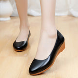 Cowleel Round Head Pedal Women's Shoes With High Heel Heel Singles Thick-Sed Waterproof Table Is Installed In The Work Of Shallow-Mouthed Shoes HZ0115