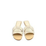 ZA Home 2025 New Women's Shoes French High-End Slippers New Cross-Slip Shoes With Comfortable Flat Sandals HZ0115