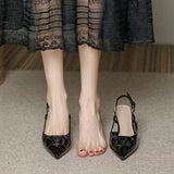 High-Heeled Women's Spring And Summer Light-Mouthed Wedding Shoes Large-Size Fashion Nude Small Scent Wind And Bag Head V Word HZ0115