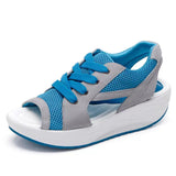 2025 Large Summer New Rocking Women's Sandals Pine Cake Thick Soles With Sandals Beach Shoes 43 Yards HZ0115