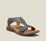 2025 Summer New Large-Size Casual Women's Sandals Flat-Soled Thick-Soled Magic Stick Casual Beach Sandals HZ0115
