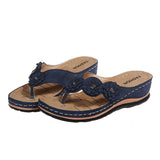Summer Lady Southeast Asian Font And Casual Beach Slippers Casual Fashion Thick-Soled Shoes HZ0115