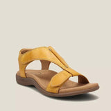 2025 Summer New Large-Size Casual Women's Sandals Flat-Soled Thick-Soled Magic Stick Casual Beach Sandals HZ0115