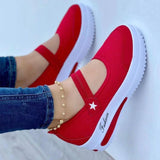 2025 Summer New Canvas Textile Solid Color Daily Low-Help Black Slope Round Head Single Shoe HZ0115