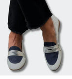 2025 Summer Wish Casual Round Head Lefu Shoes 40-43 Large-Size Color Set Feet Ladies Single Shoes HZ0115