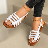 Wish New 2025 Summer Flat Bottom Fish Mouth Casual Sandals Women's Size 40-43 Sandals HZ0115