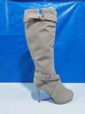 2025 Autumn And Winter Women's Boots Long-Sleeve Women's Boots Wish High-Heeling Elastic Boots Direct Sales HZ0115