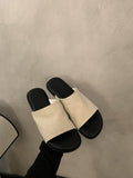 French Flat-Bottomed Retro Leisure Slippers Women's Summer Wear 2025 New Seaside Resort Beach Cool Slippers HZ0115