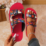 2025 Thick Bottom Slippers Women Women Women Slippers Large Belt Buckle Soft Base Color Slippers Women HZ0115
