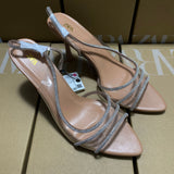 ZA Home 2025 New Women's Shoes Fashion Pointy Fish Mouth With Water Drill Fine High Heel And High Heel Lady HZ0115