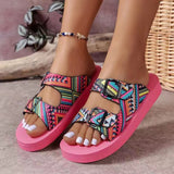2025 Thick Bottom Slippers Women Women Women Slippers Large Belt Buckle Soft Base Color Slippers Women HZ0115