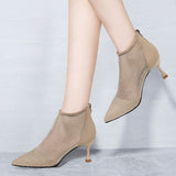 Rome Hollow Cool Boots 2025 Spring And Summer New Mesh And Short Boots Tips High Help Zipper HZ0115