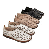 2025 Spring And Summer Breathable Hollow Mother Sandals Women Flat-Bottomed Soft Base Size 42 Middle-Aged Women's Hole Shoes HZ0115