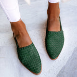Xiyin 2025 Summer New 40-43 Pointed Bun Buckle With Flat Sandals Female 0102 Sandals HZ0115