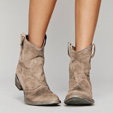 New 24 Years Of Autumn And Winter New Products Comfortable Low With 40-43 Large Code Low-Cush Lady Boots Tide 0822Boots HZ0115