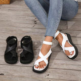 2025 Summer New Thick-Soled Sandals Women's Large-Size Casual Toe Thick-Soled Sandals HZ0115
