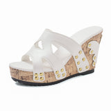 Hot-Sold Rivet Sandals Womenwisheaby Large Size Women's Shoes HZ0115