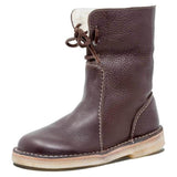 Snow Boots Winter New Size Sizes And Mid-Blind Boots Women Cotton Martin Boots HZ0115