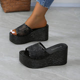 Thick Bottom Slippers 2025 Summer New Pine Cake Thick Bottom Mesh Small Children Drag Large Size Leisure Cold Drag HZ0115