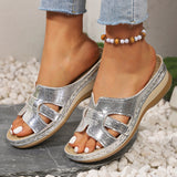 Lightweight Polyurethane Sole Slippers Women's 2025 Summer New Large-Size Women's Cool Drag Slopes And Women's Shoes HZ0115