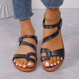 Net Red Candy Color Large-Size Casual Sandals Summer New Women's Shoes Magic Stick Beach Sandals HZ0115